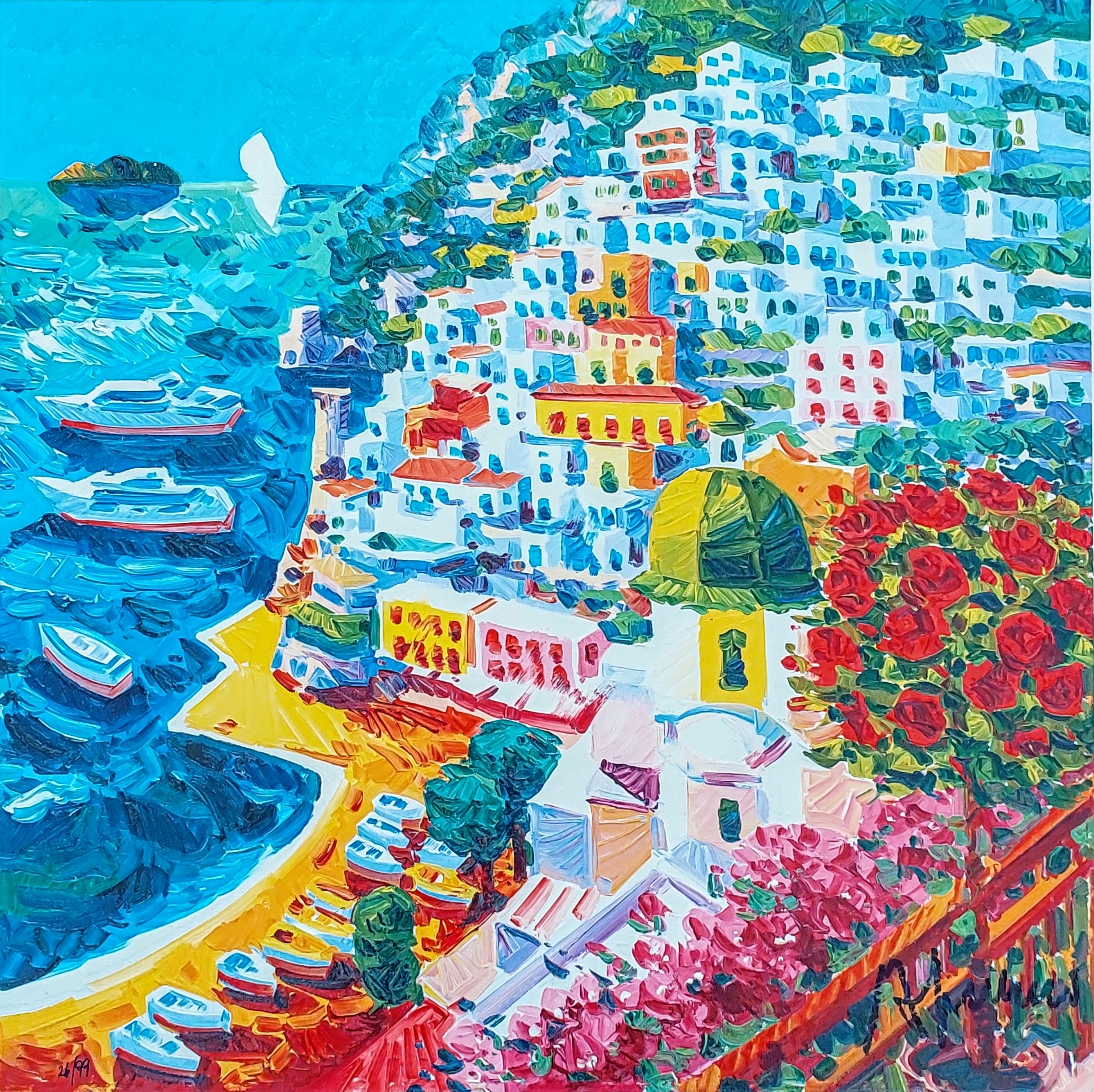 Athos Faccincani Un sogno a Positano