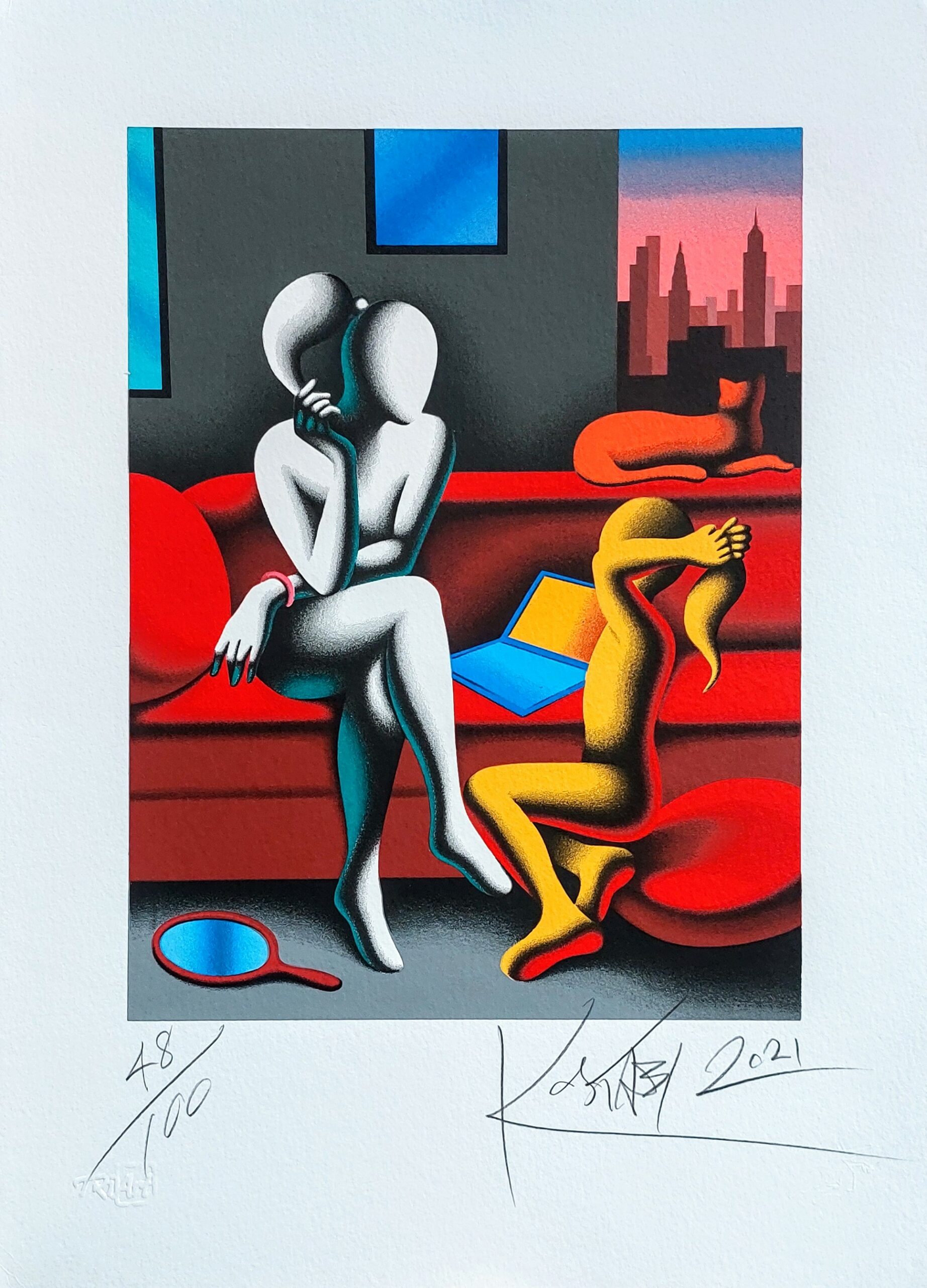 Life lesson Mark Kostabi 35x48 cm