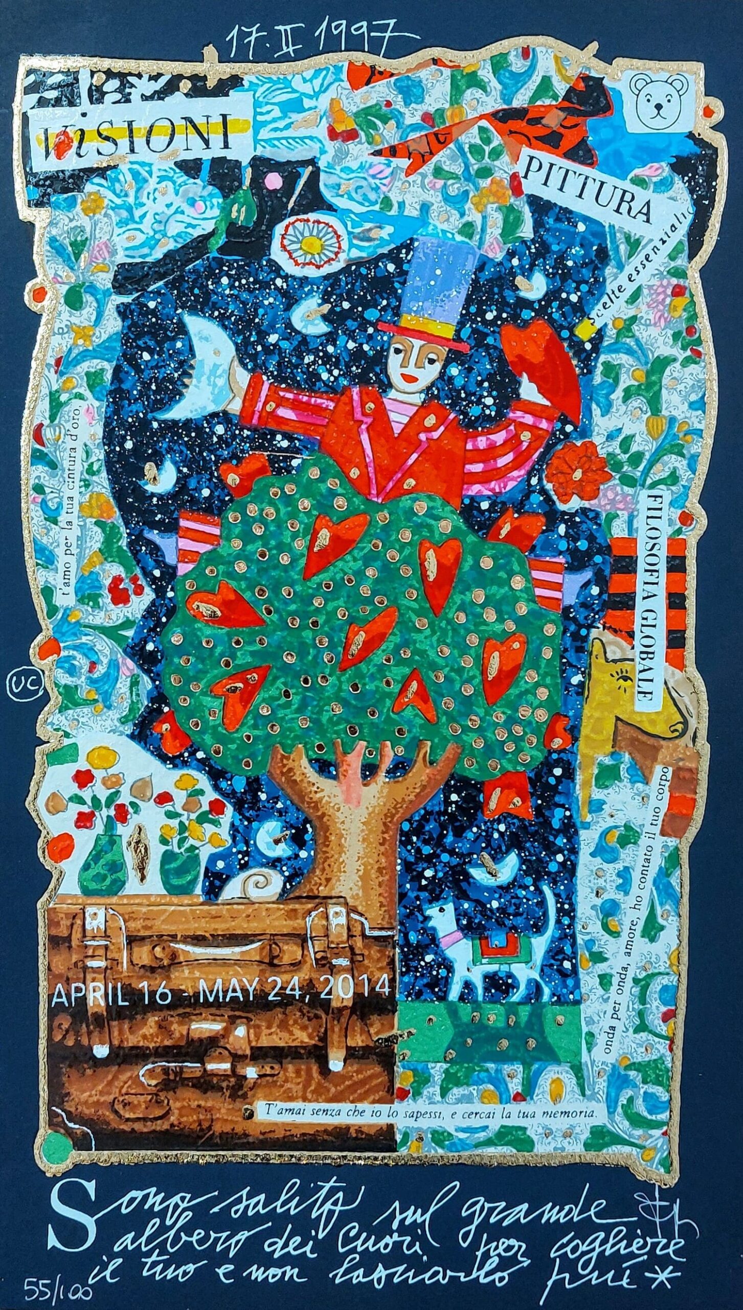 Sono salito sul grande albero...20x35 cm