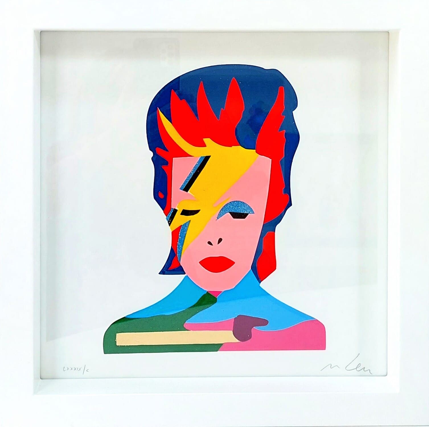 Marco Lodola Glam-Rock serigrafia cm 30x30